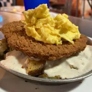 Country-Fried Skillet at Luxury Diner in Cheyenne, Wyoming