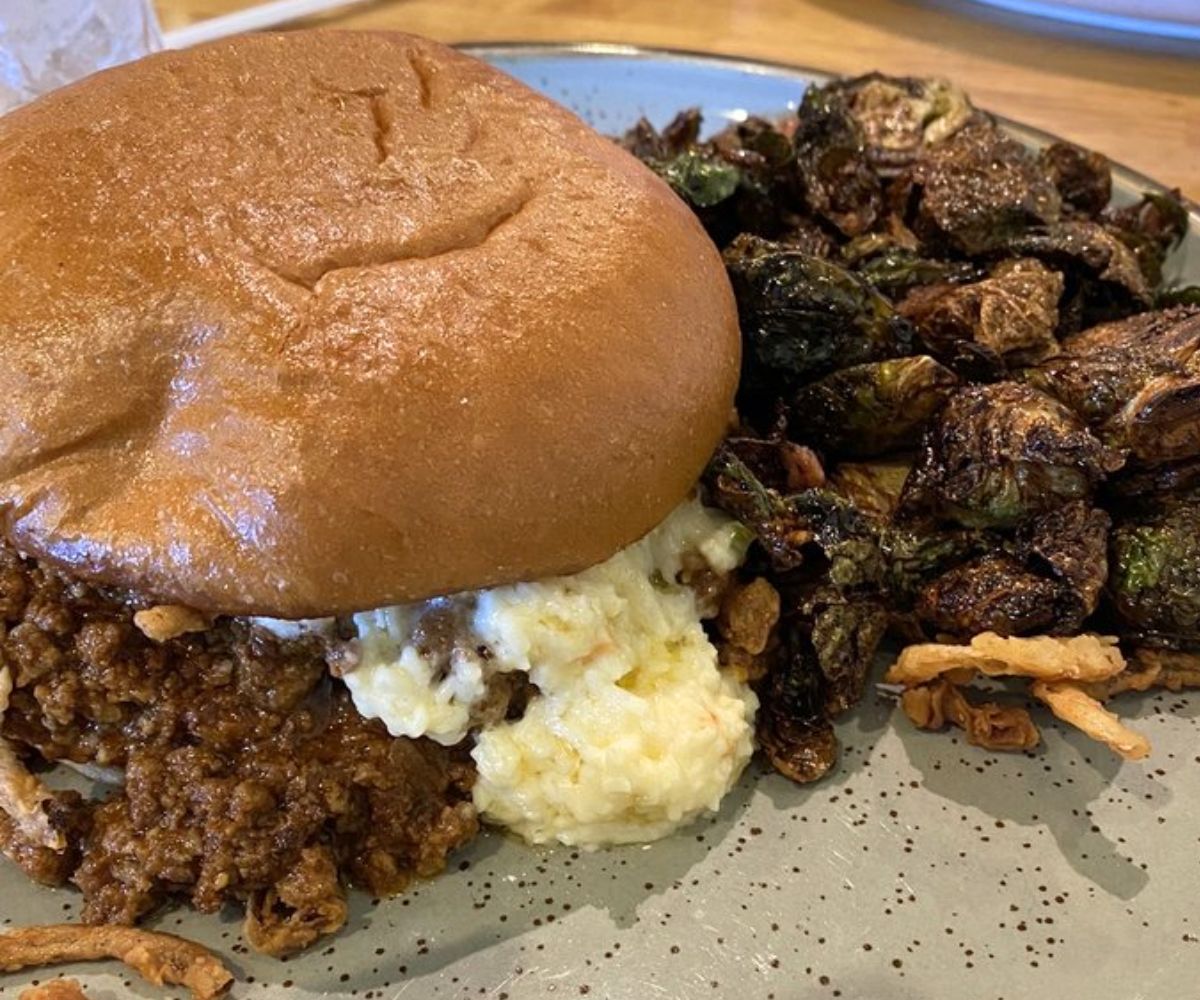 Old Town USA BBQ Sloppy Joe at The Flipside Restaurant in Rock Hill, South Carolina