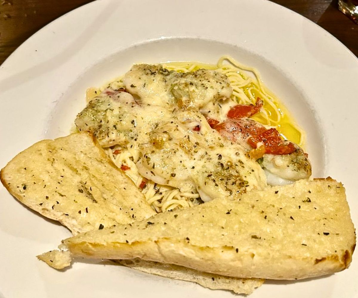 Shrimp Scampi at DePalma's Italian Cafe in Tuscaloosa, Alabama