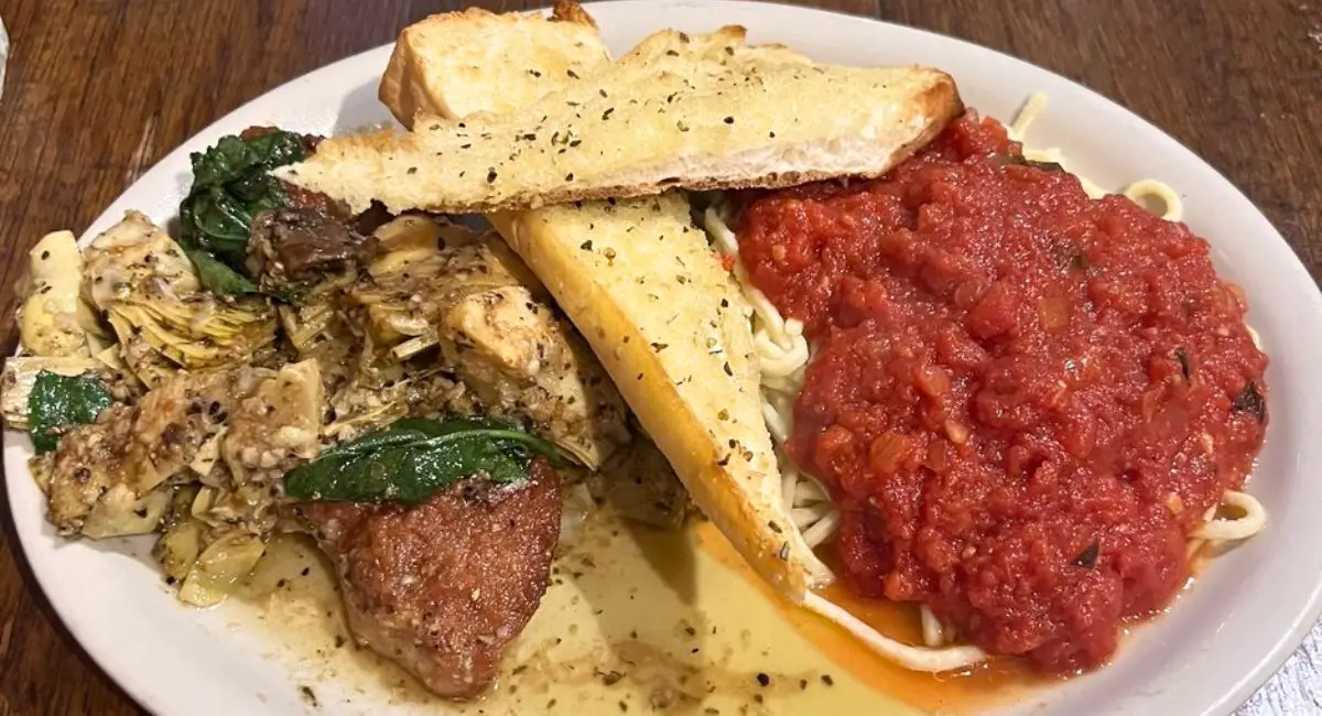 Veal Scaloppine at DePalma's Italian Cafe in Tuscaloosa, Alabama