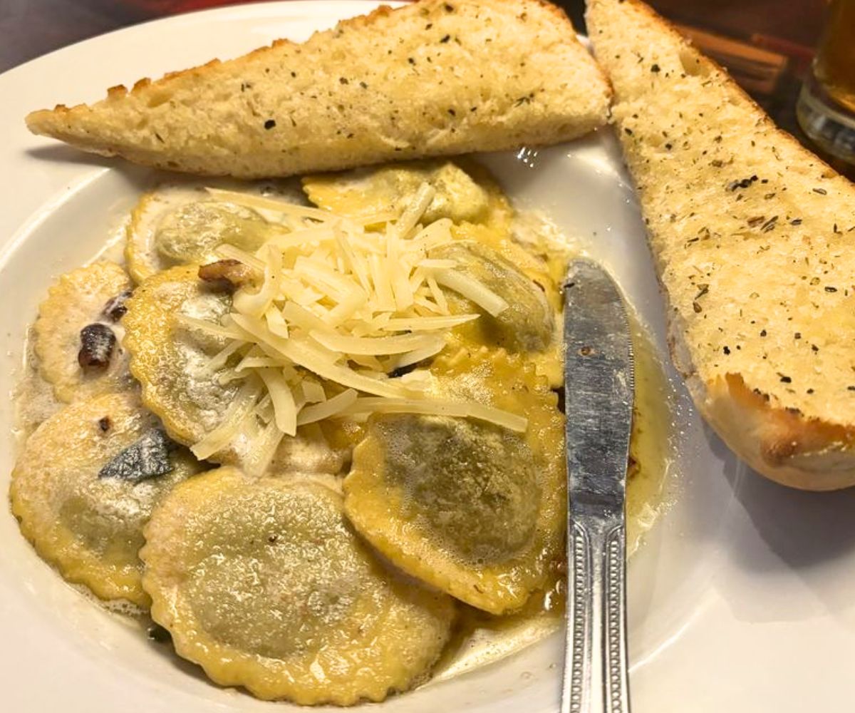 Portabella Mushroom Ravioli at DePalma's Italian Cafe in Tuscaloosa, Alabama