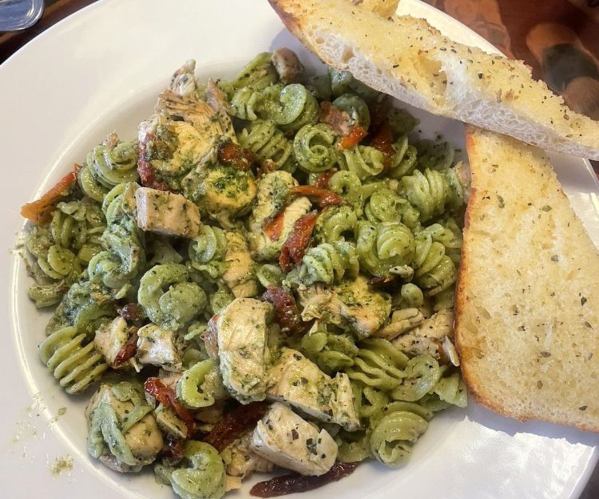 Radiatore With Pesto Sauce at DePalma's Italian Cafe in Tuscaloosa, Alabama