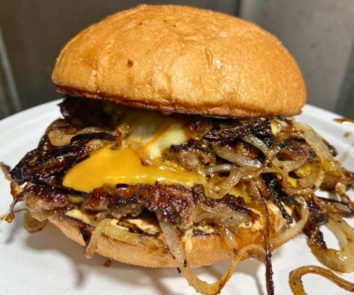 Sooner Burger at Bro Man’s Sammiches in Erie, Pennsylvania