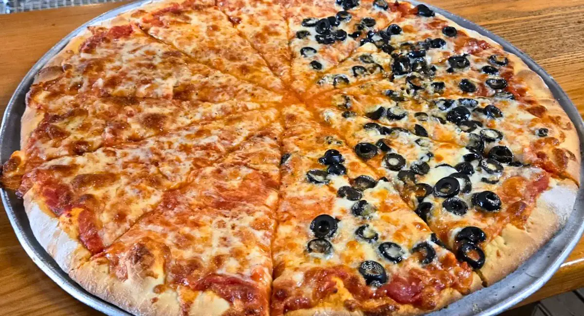 pizza at Shakespeare's Pizza in Columbia, MO