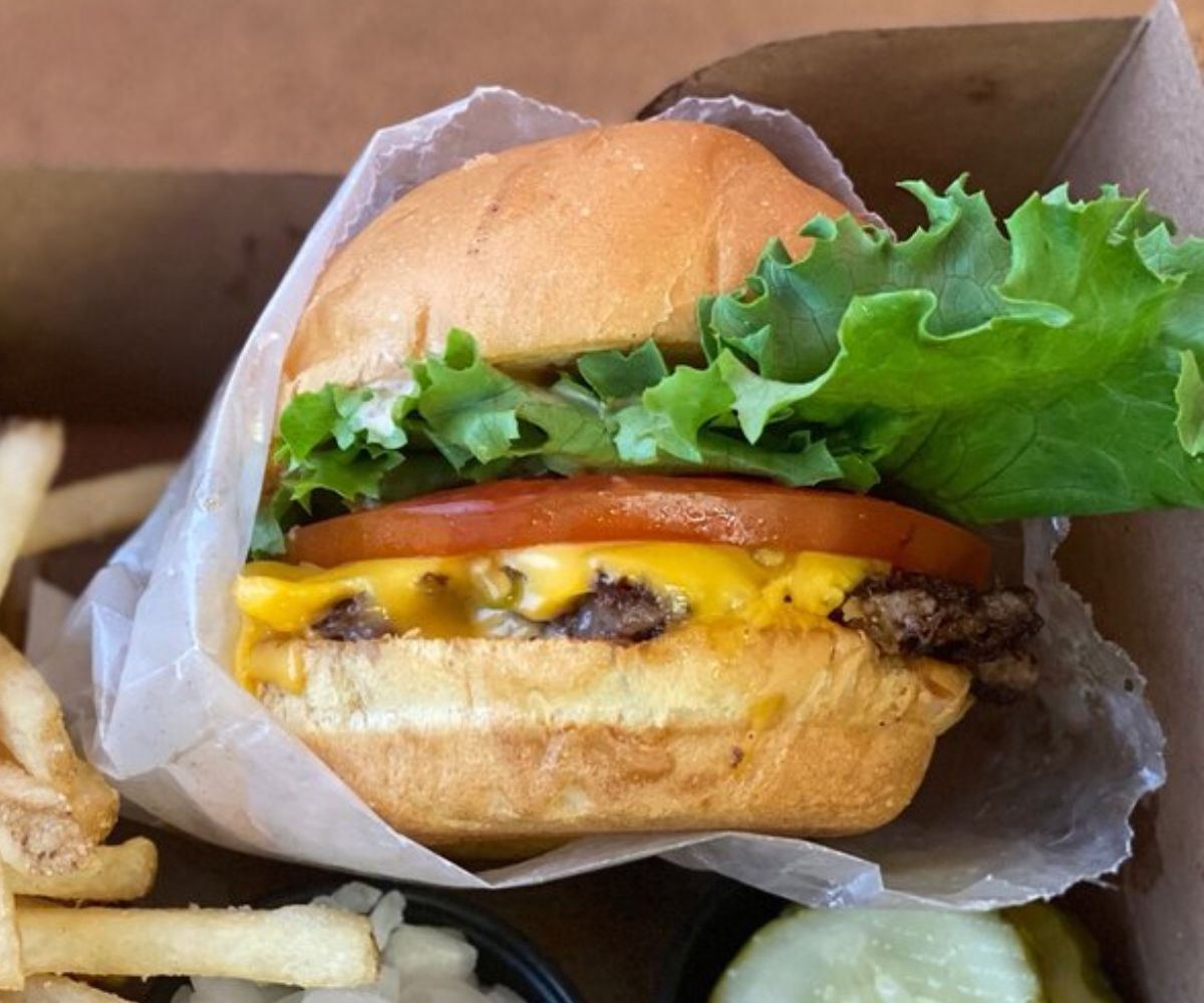 Pier Burger at Pier Burger in Santa Monica, California