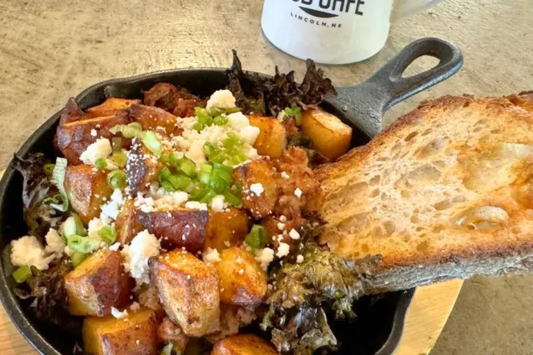 Hub Skillet at The Hub Cafe in Lincoln, Nebraska