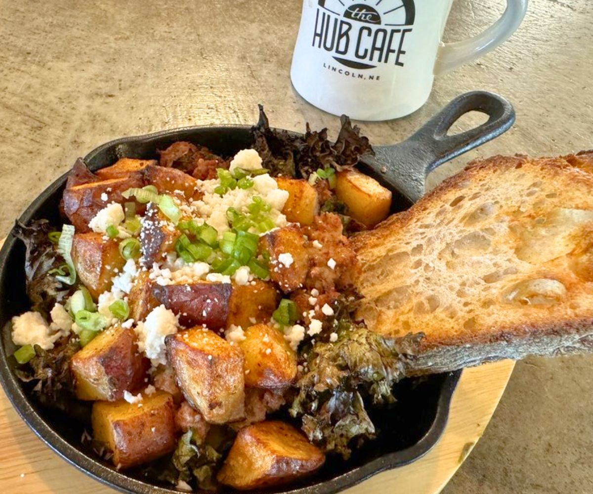 Hub Skillet at The Hub Cafe in Lincoln, Nebraska