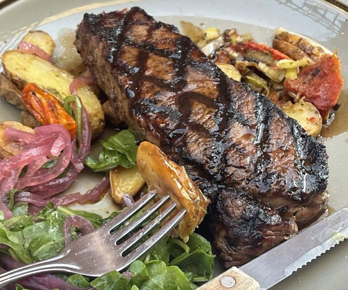 NY Strip at The Flipside Restaurant in Rock Hill, South Carolina