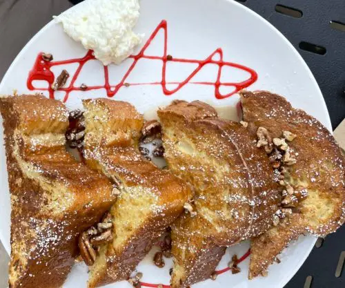 French Toast at The Hub Cafe in Lincoln, NE