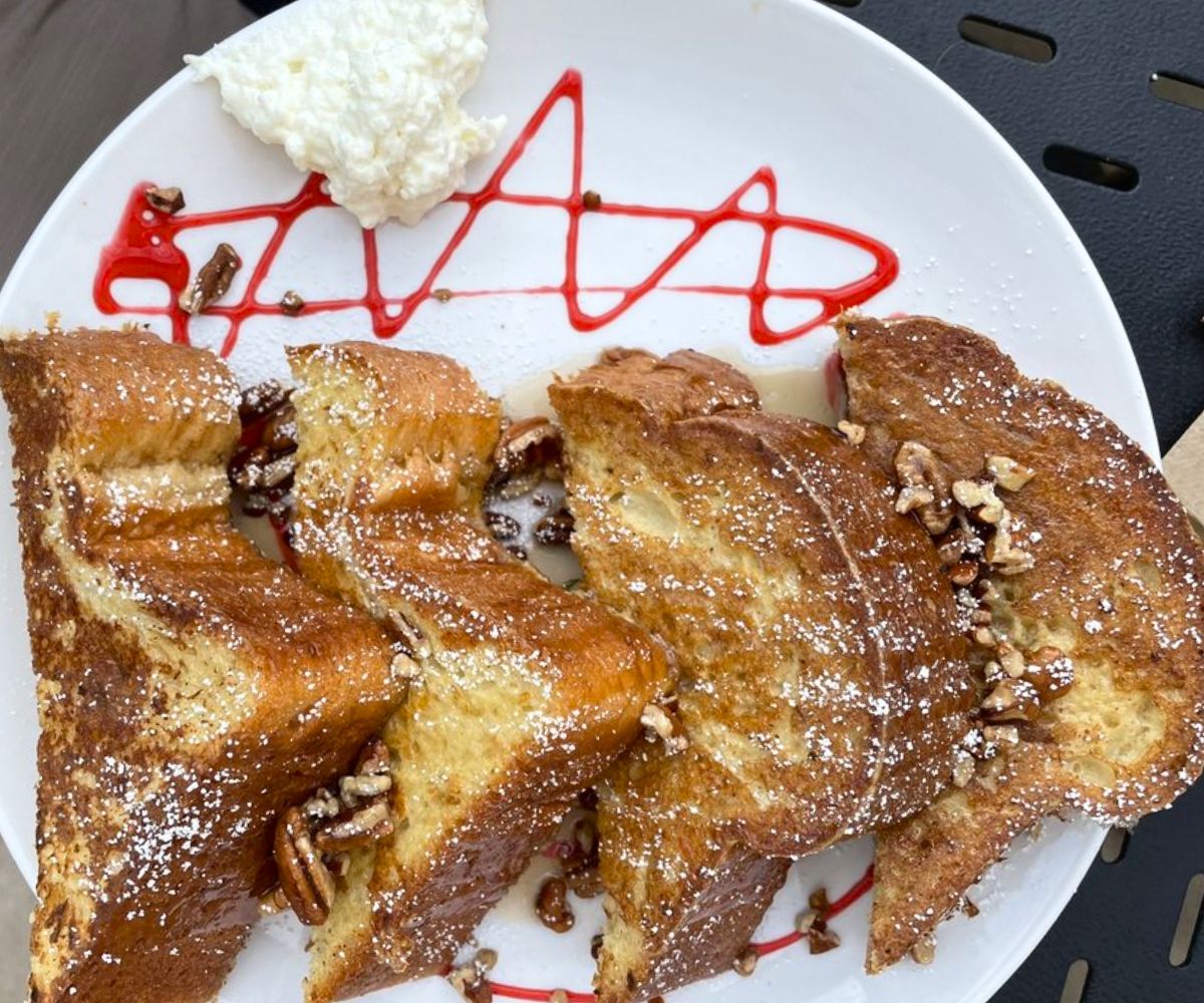 French Toast at The Hub Cafe in Lincoln, NE