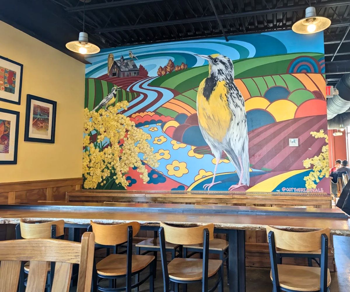 interior of The Hub Cafe in Lincoln, Nebraska