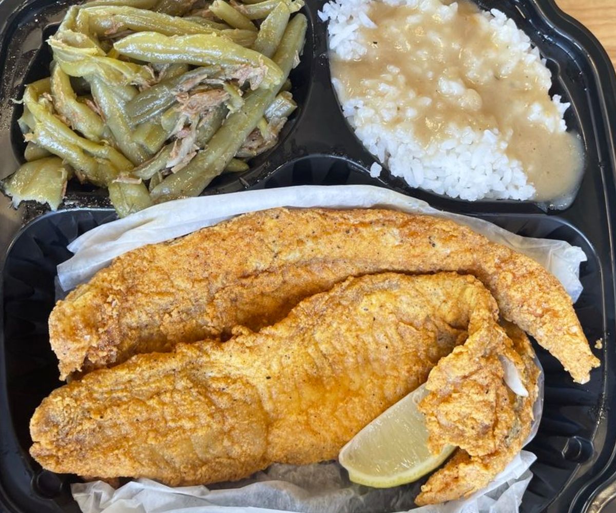 Fried Whiting at Ruby's Southern Comfort Kitchen in Bowie, Maryland
