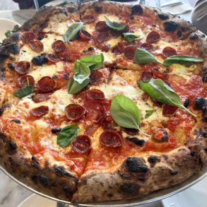 Pepperoni Pizza at Artie's in Maplewood, New Jersey