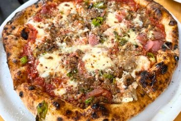 Salsiccia Pizza at Apizza Regionale in Syracuse, New York