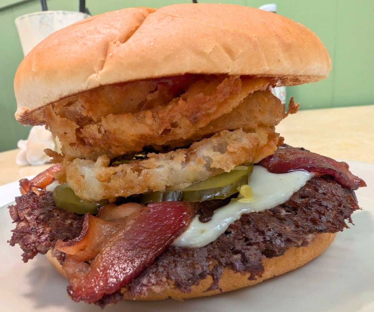 Western Cheeseburger at Miner-Dunn Hamburgers in Highland, Indiana