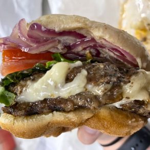 Chipotle Burger at Jack's Hamburgers in Santa Cruz, California