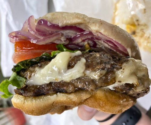 Chipotle Burger at Jack's Hamburgers in Santa Cruz, California