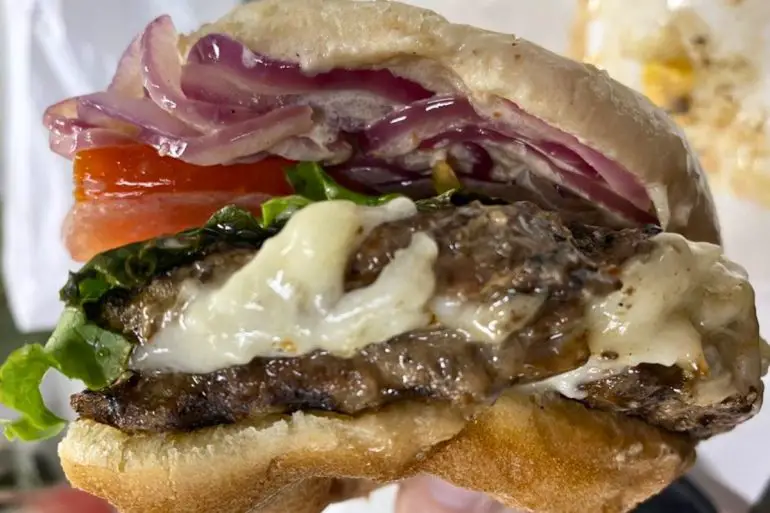 Chipotle Burger at Jack's Hamburgers in Santa Cruz, California