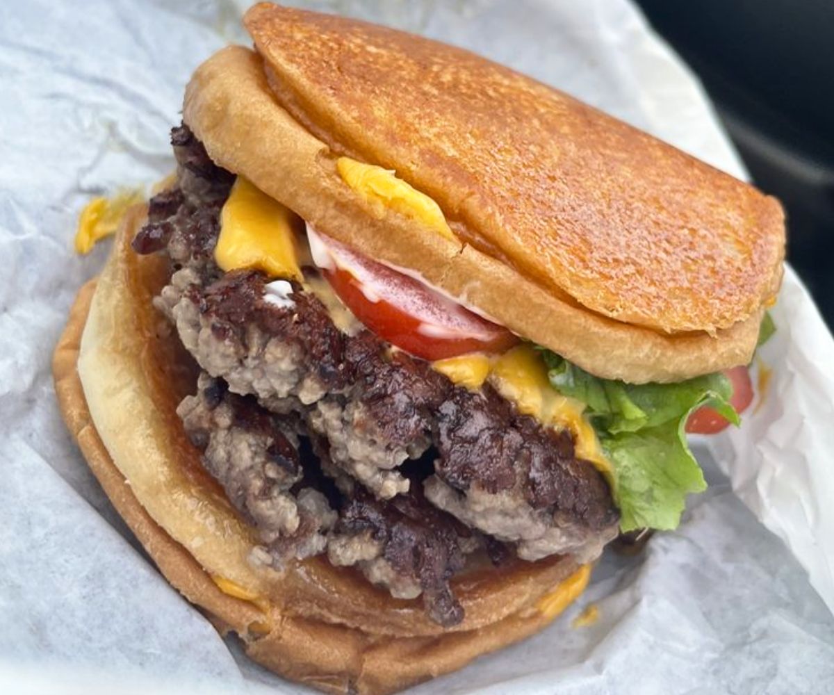 State of Bardo Burger at Buddha Burger in Pflugerville, Texas