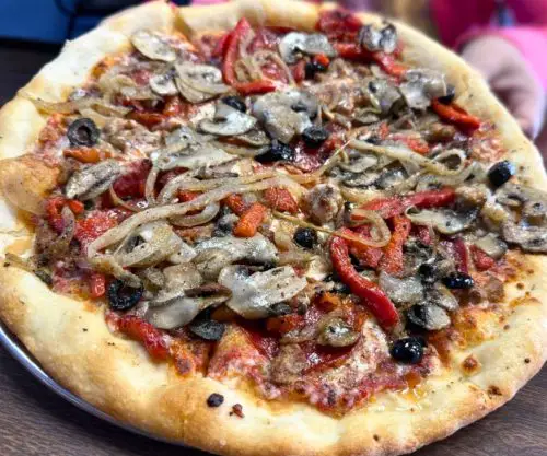 Supreme Pizza at Richie B’s Pizza in Albuquerque, New Mexico