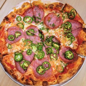 Hot Honey Pizza at Pizza Novara in Bloomington, Minnesota