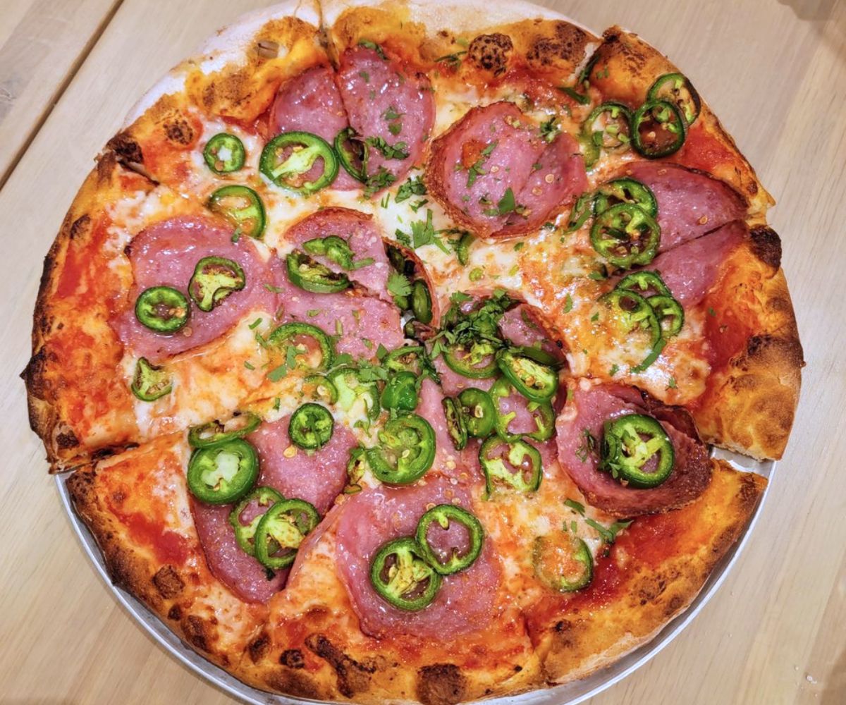 Hot Honey Pizza at Pizza Novara in Bloomington, Minnesota