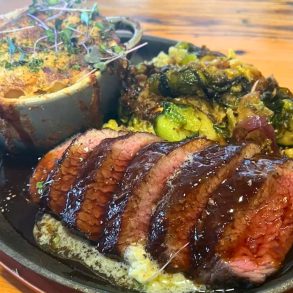 Cast Iron Seared "1010 Cut" at 1010 Bridge Restaurant in Charleston, West Virginia
