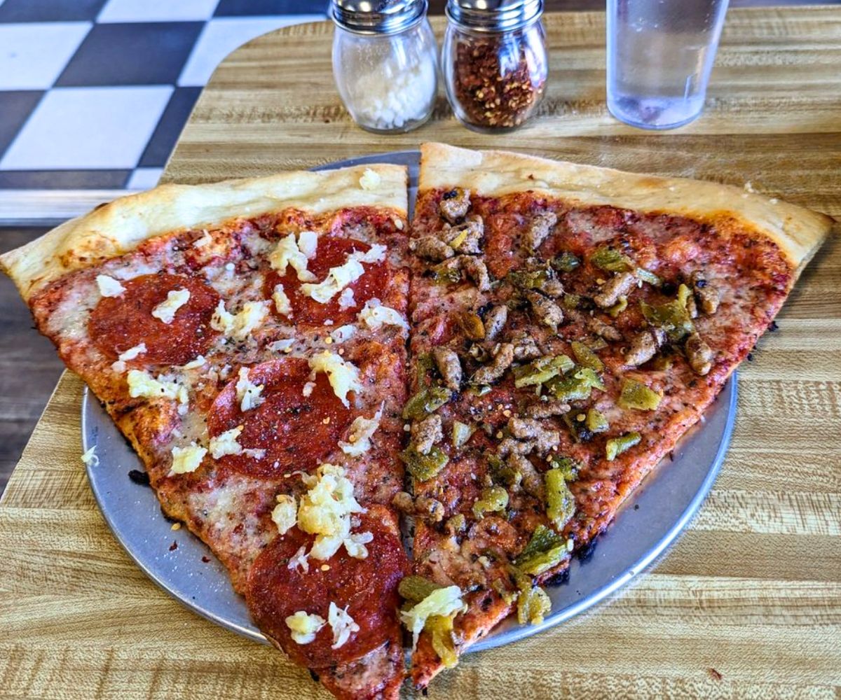 pizzas at Richie B's Pizza in Albuquerque, NM