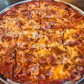 Meatlovers Pizza at Wells Brothers Restaurant in Racine, WI