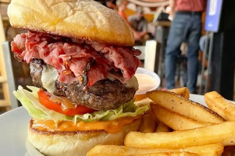 Pastrami Burger at Warrens Craft Burger in Ogden, Utah