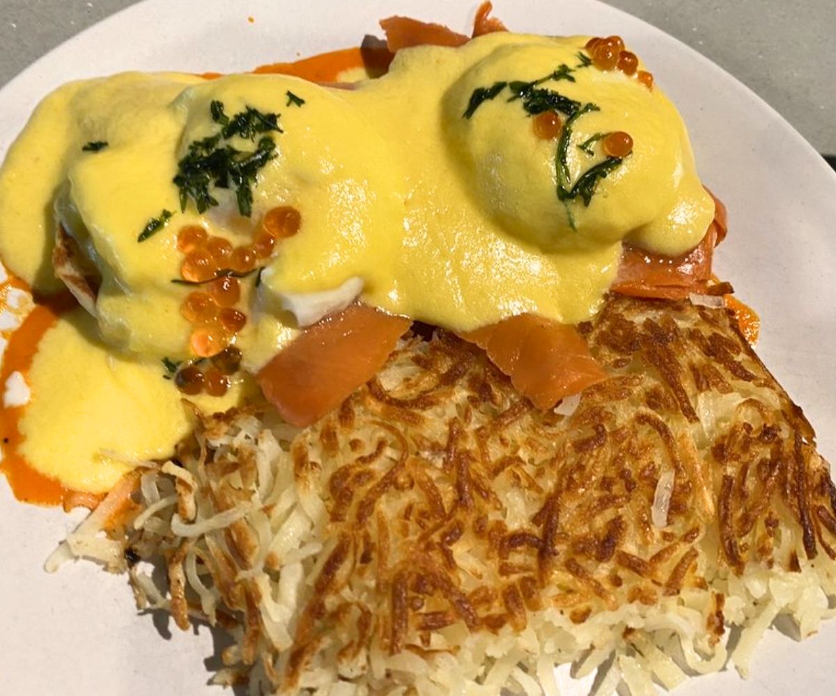 Smoked Salmon Benedict at Tally's Silver Spoon in Rapid City, South Dakota