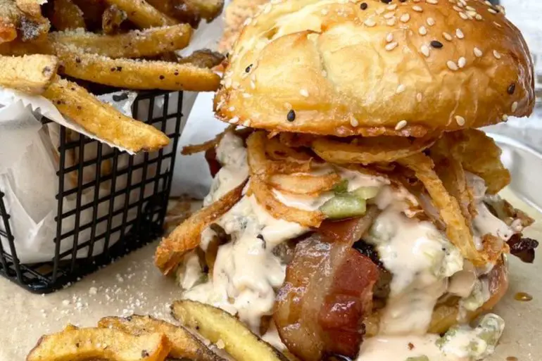 The Ravenswood at Windy City Burgers in Greenville, South Carolina