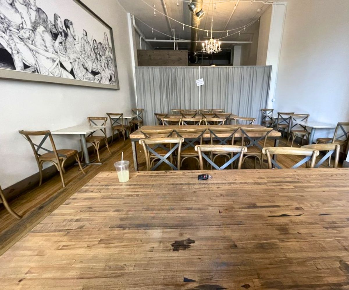 interior of Block 16 in Omaha, Nebraska