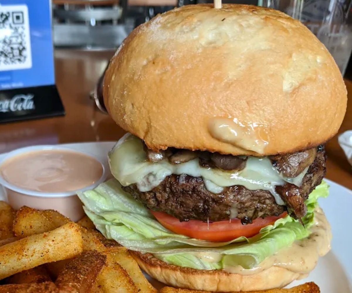 Mellow Portobello Burger at Warrens Craft Burger in Ogden, Utah