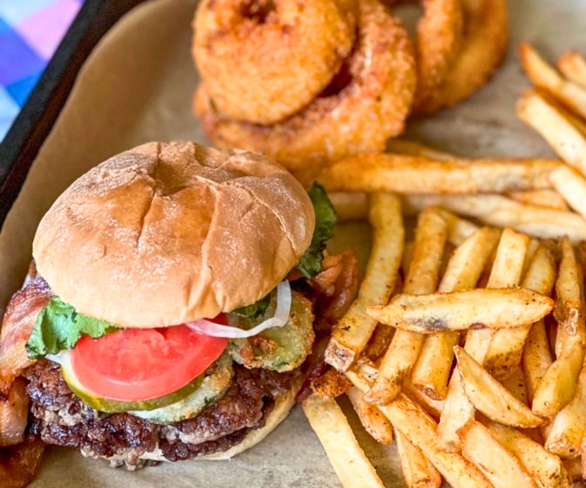Bacon Burger at Buddha Burger in Pflugerville, TX