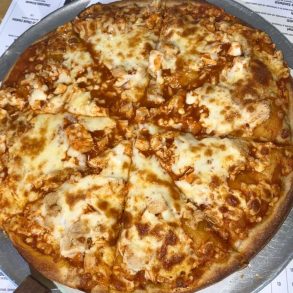 Buffalo Chicken Pizza at Avalon Downton Pizzeria in Youngstown, Ohio