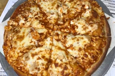 Buffalo Chicken Pizza at Avalon Downton Pizzeria in Youngstown, Ohio