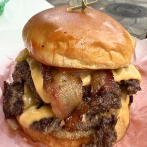 Waimea Burger at Banzai Burger in Honolulu, HI