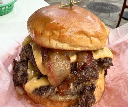 Waimea Burger at Banzai Burger in Honolulu, HI