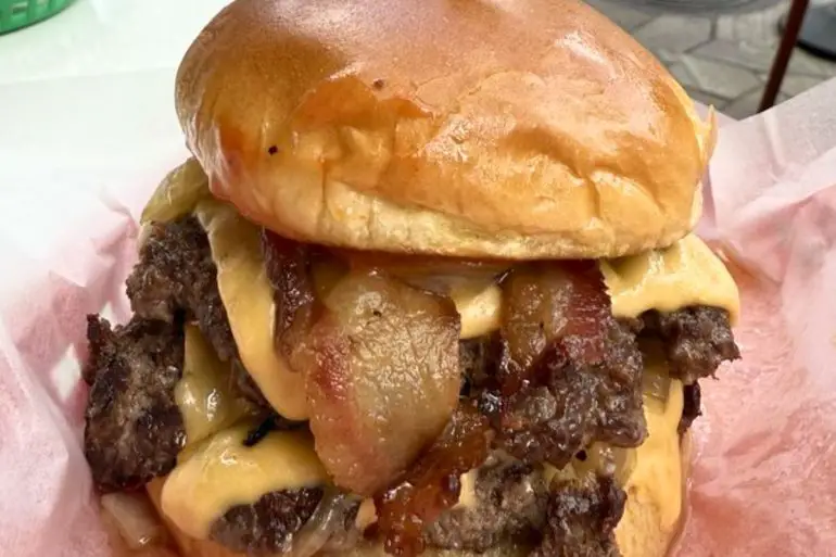 Waimea Burger at Banzai Burger in Honolulu, HI