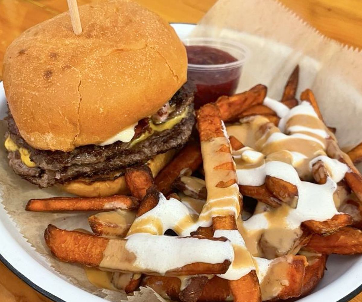 Prime Burger at District Burger in Broken Arrow, Oklahoma