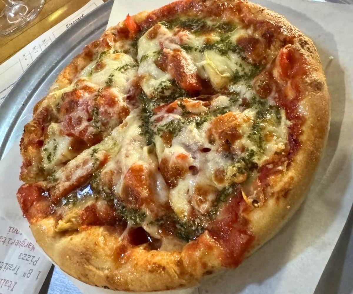 Margherita Pizza at Avalon Downtown Pizzeria in Youngstown, OH