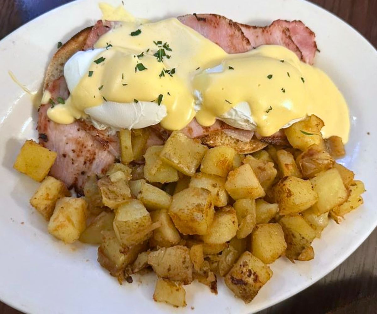 Iron Gate Benedict at Iron Gate Cafe in Albany, NY