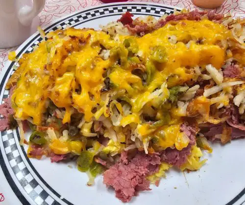Corned Beef Hash Omelet at Charlie Parker's in Springfield, IL