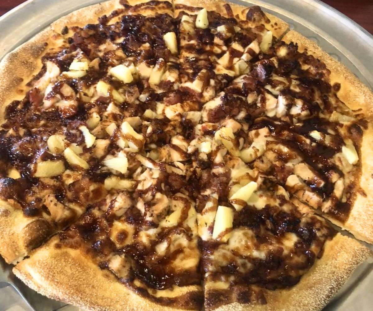 Hawaiian BBQ Chicken at Pauly's in Rapid City, SD