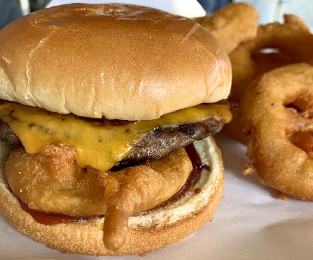 Western Burger at Flight Burger in Carmel, Indiana