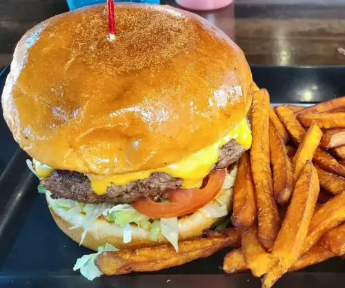 Classic Burger at Flight Burger in Carmel, Indiana