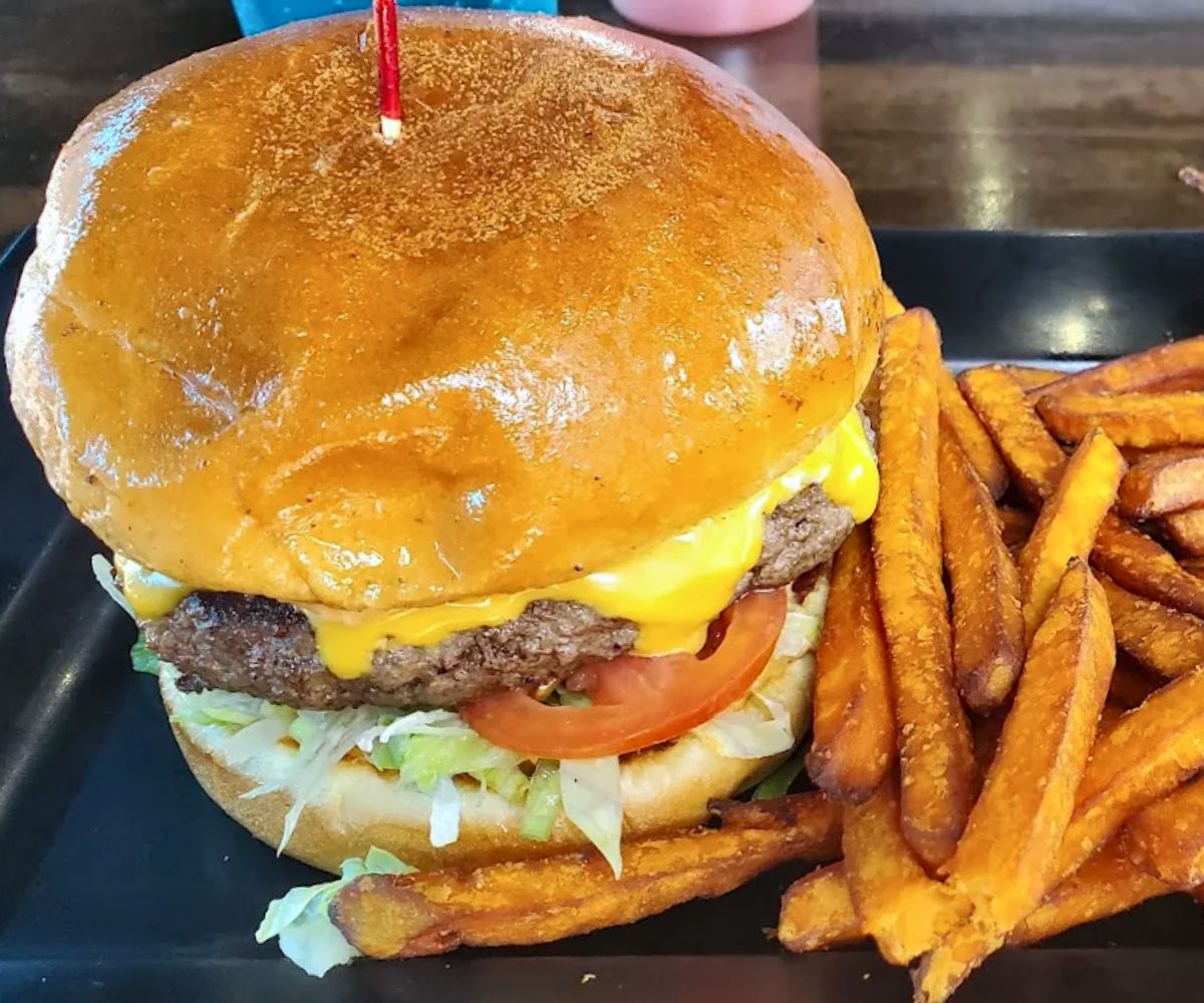 Classic Burger at Flight Burger in Carmel, Indiana