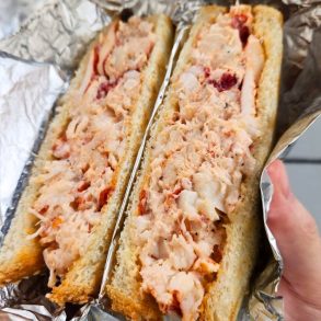 Lobster Sandwich at Alive & Kicking Lobsters in Cambridge, MA