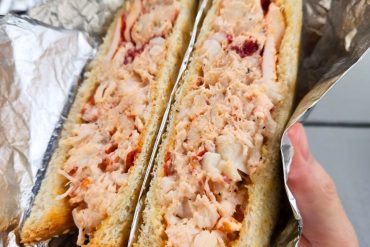 Lobster Sandwich at Alive & Kicking Lobsters in Cambridge, MA